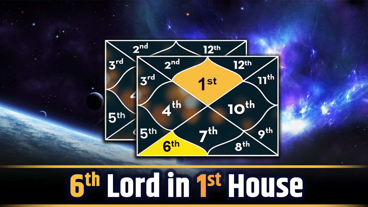 6th lord in 1st house