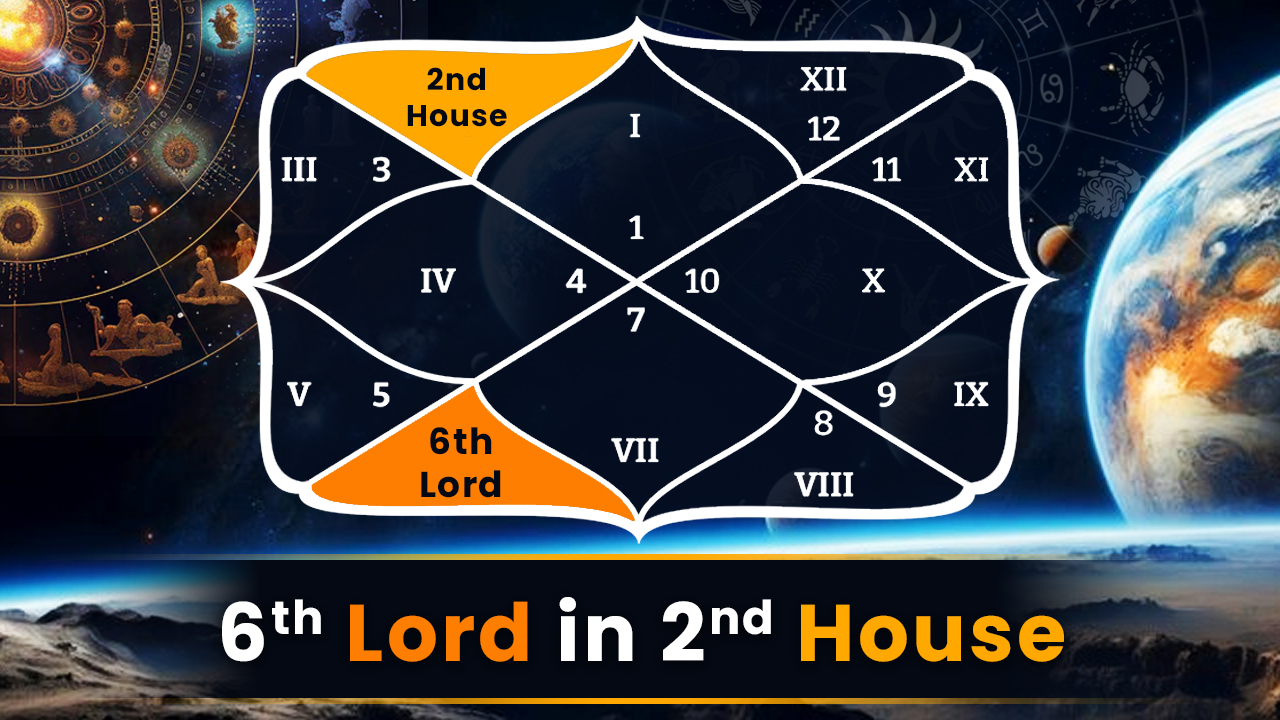 6th Lord in 2nd House