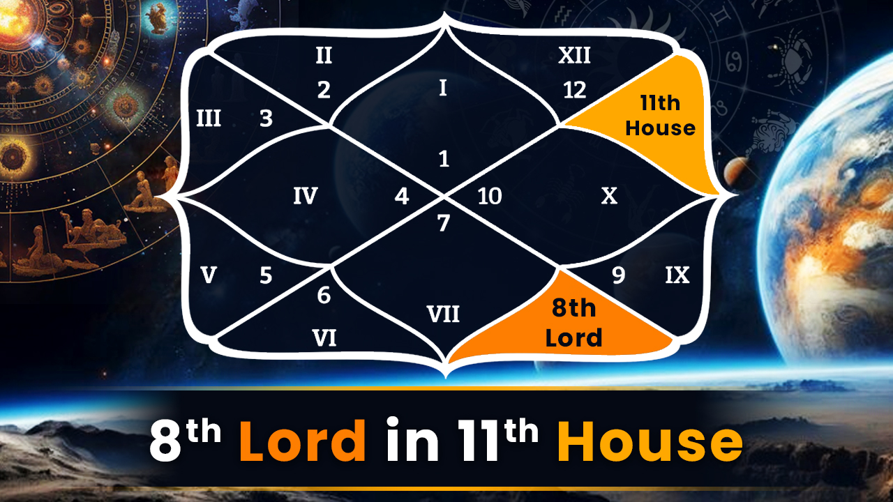  8th Lord in 11th House