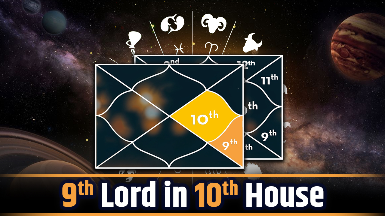 9th Lord in 10th House