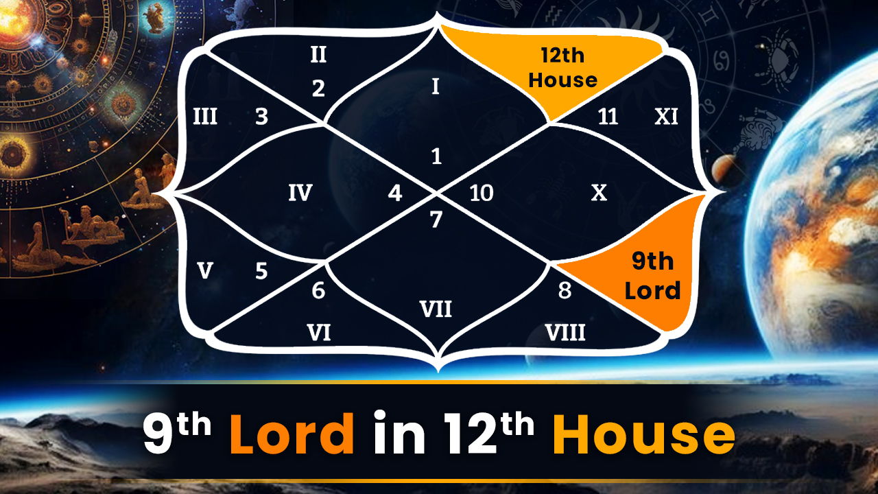 9th Lord in 12th House