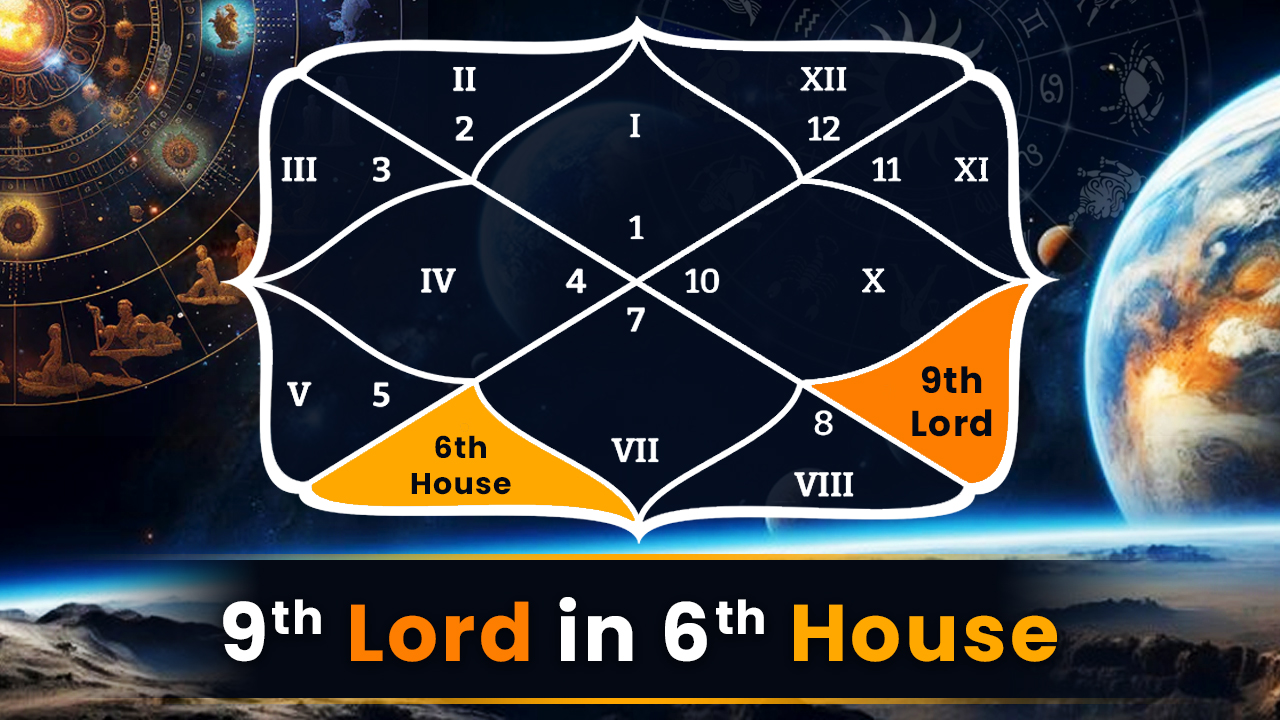 9th Lord in 6th House