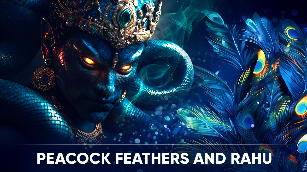 Peacock Feathers and Rahu
