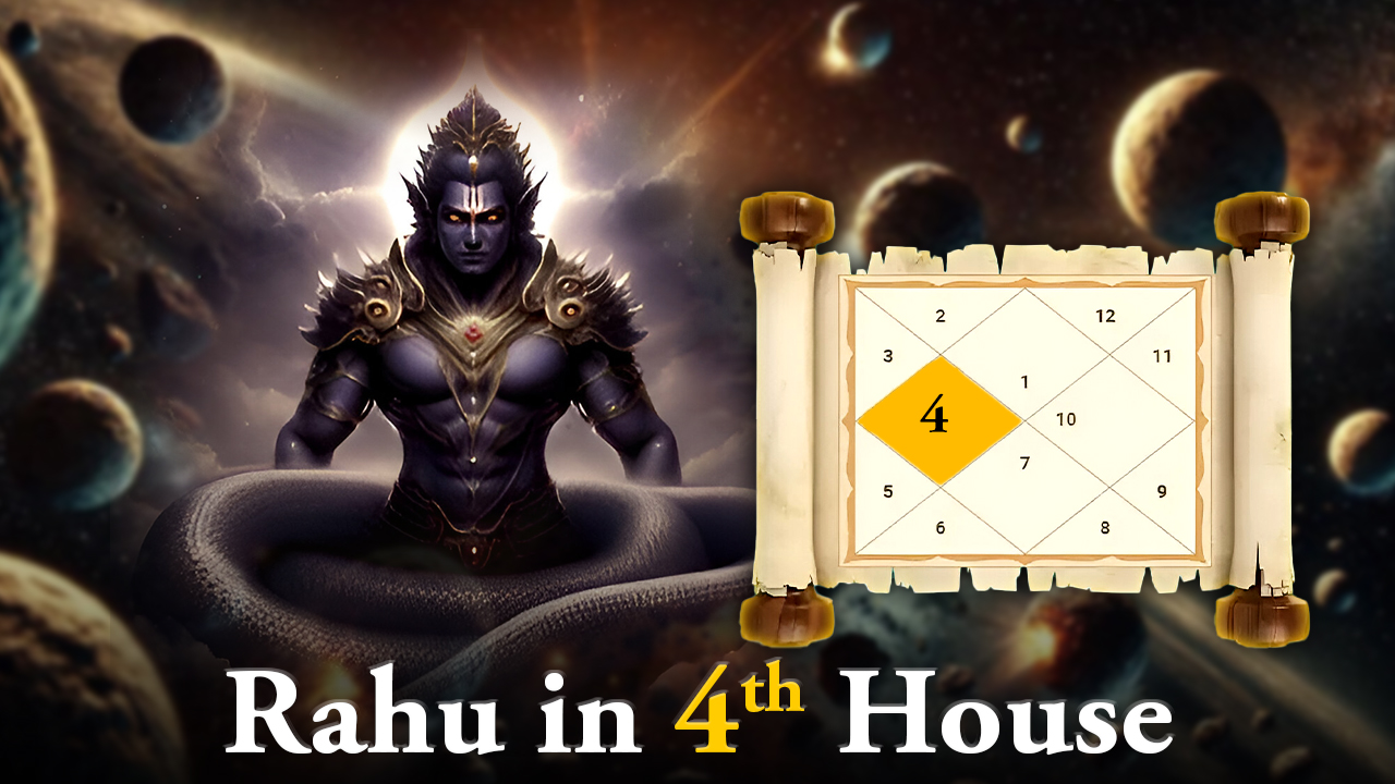 Rahu in 4t