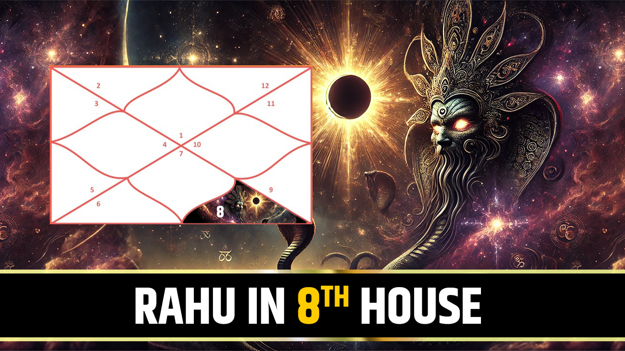 Rahu in 8th House