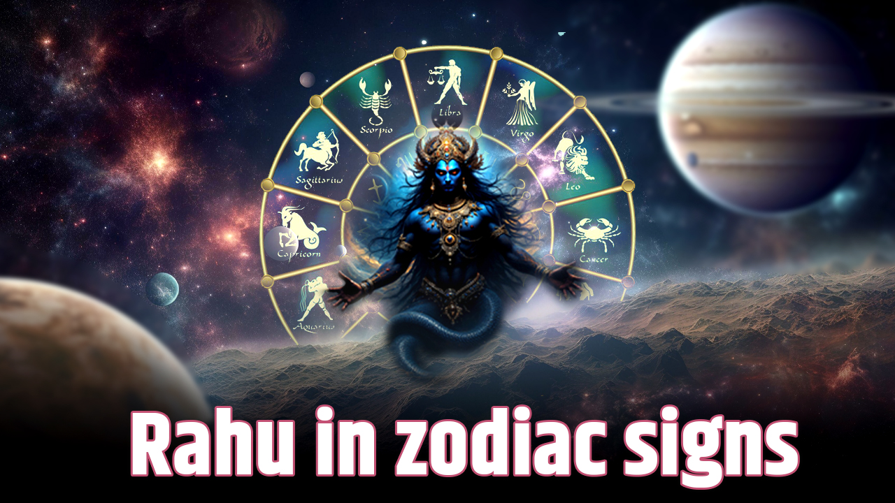 Rahu in Zodiac Signs