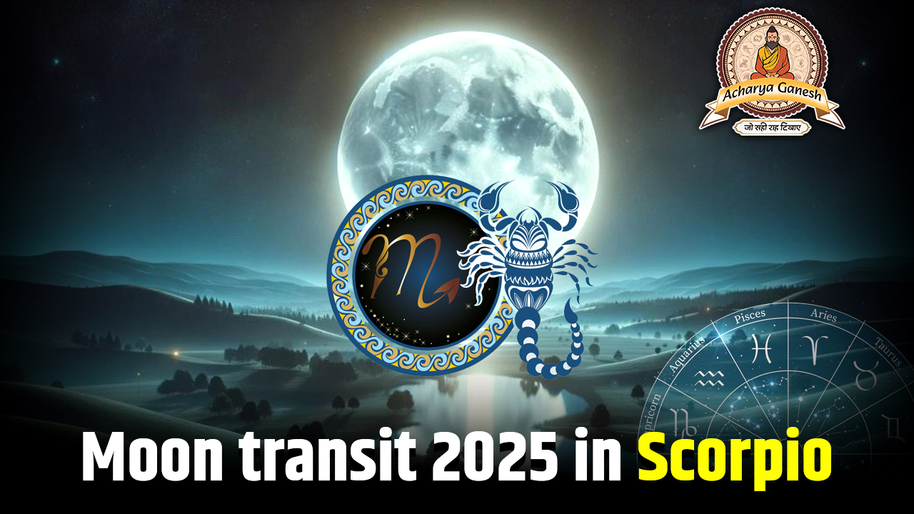 Moon Transit in Scorpio