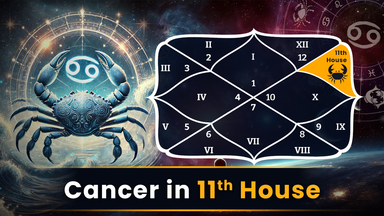 Cancer in 11th House