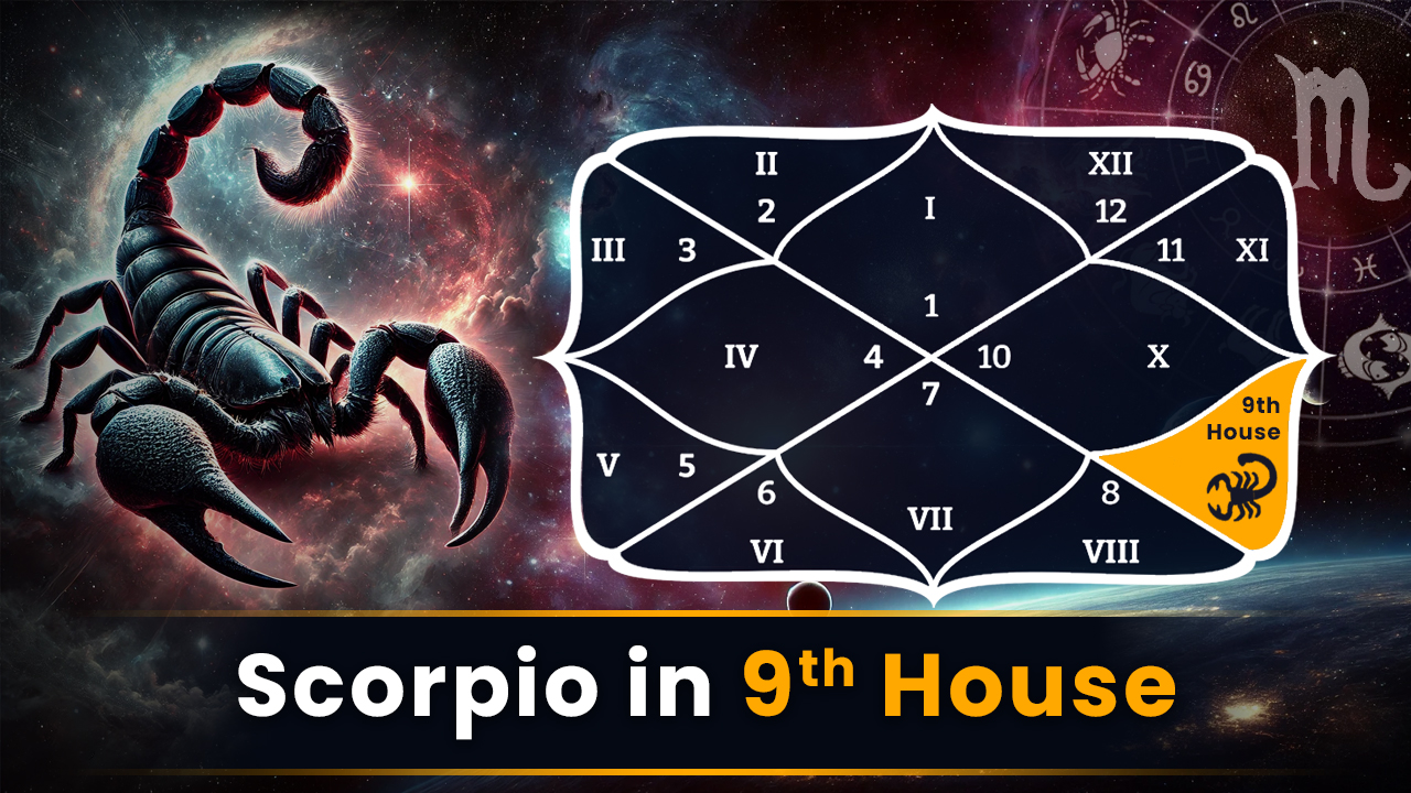 Scorpio in 9th House