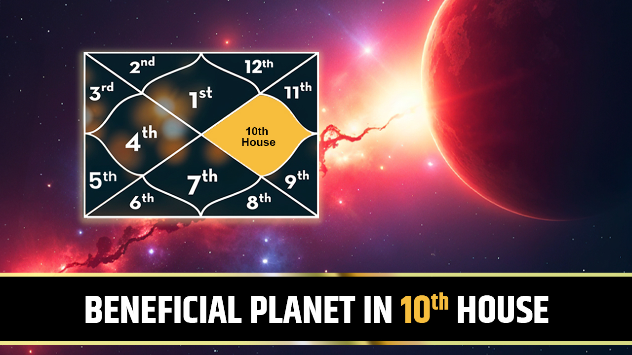 Beneficial Planet in 10th House