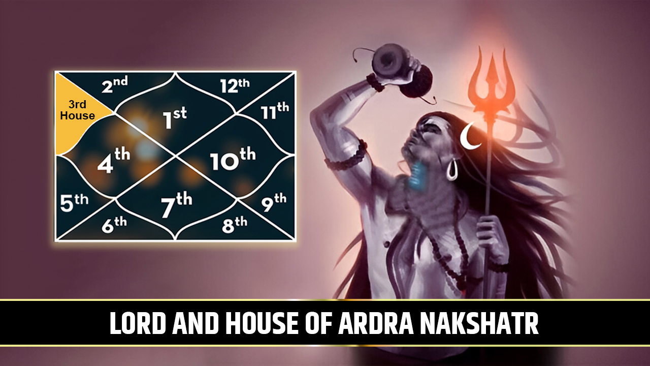 lord and house of Ardra Nakshatra
