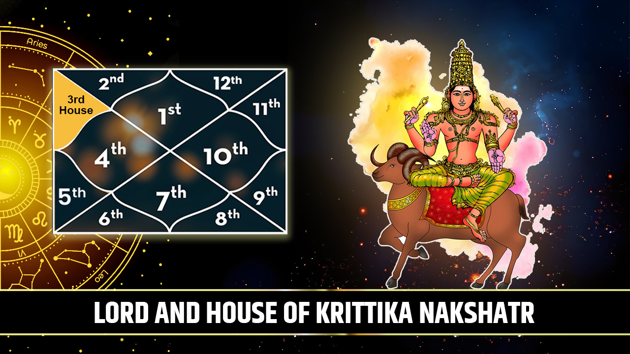 lord and house of Krittika Nakshatra