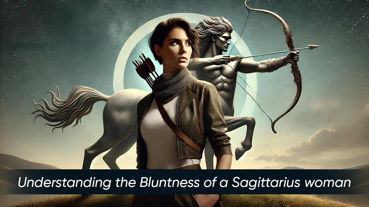 Bluntness of a Sagittarius woman